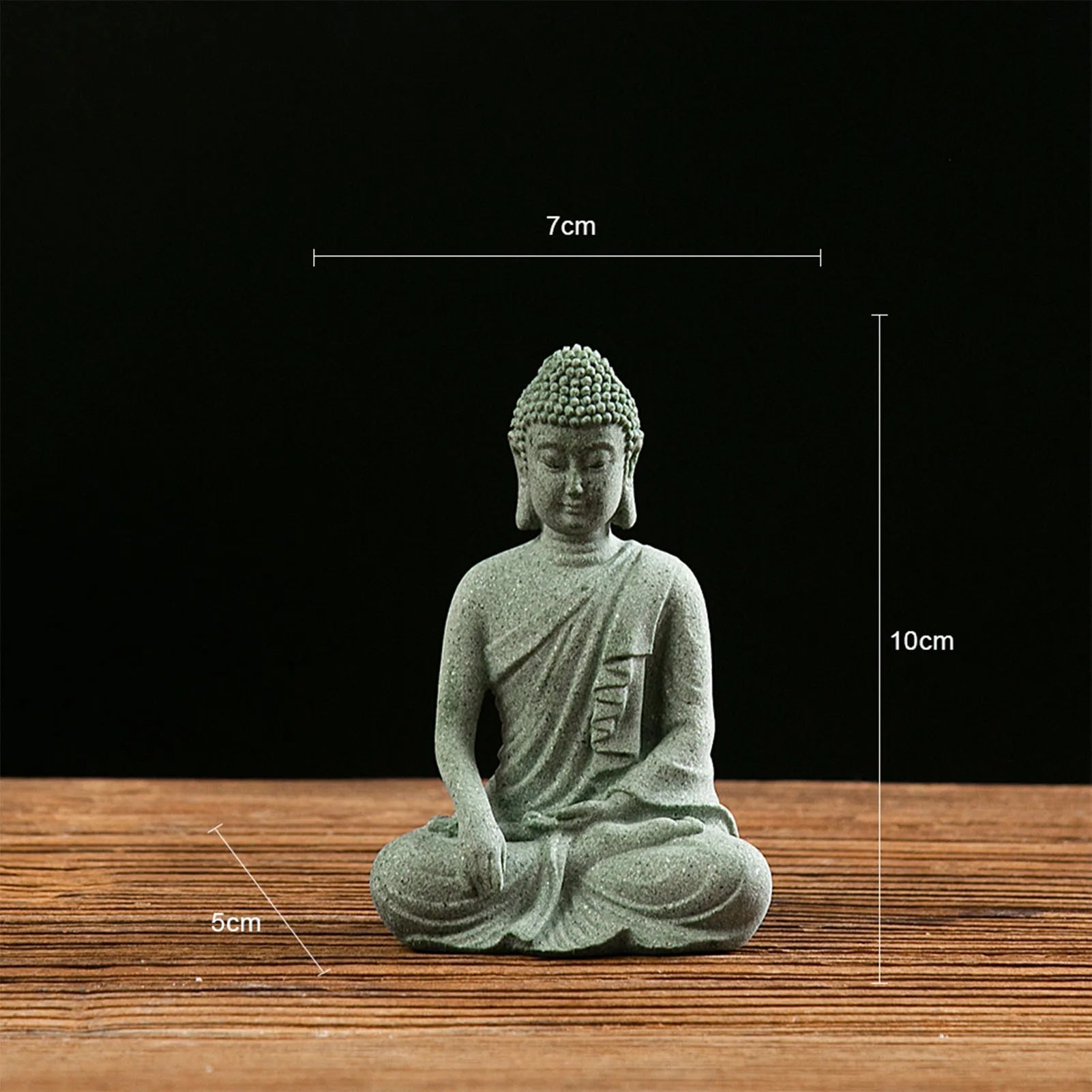 Meditating Buddha Statue Sculpture Creative Craft Tabletop Statue for Birthday Gifts New Year'S Gifts