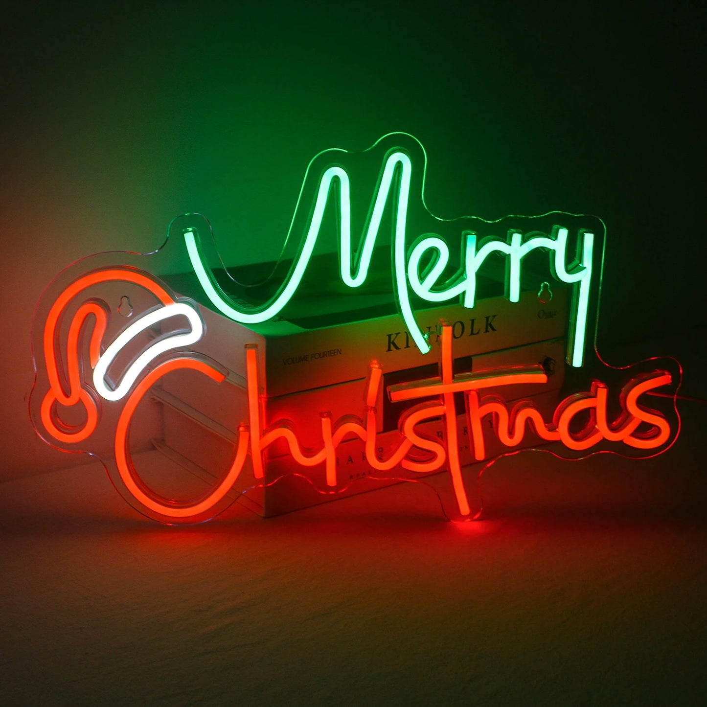 Merry Christmas Neon Sign Led Neon Light Christmas Decoration Indoor for Bedroom Party Bar Christmas Decorations Art Wall Decor