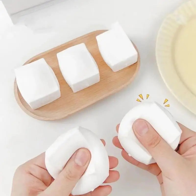 Sensory Stress Balls Soft Sensory Ball Stress Toy Slowly Rising Squeeze Balls Tofu Shape Stress Relief Toy Party Favors for Kids