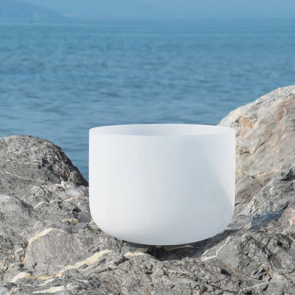 B Note Crystal Singing Bowl - Crown Chakra Meditation Bowl