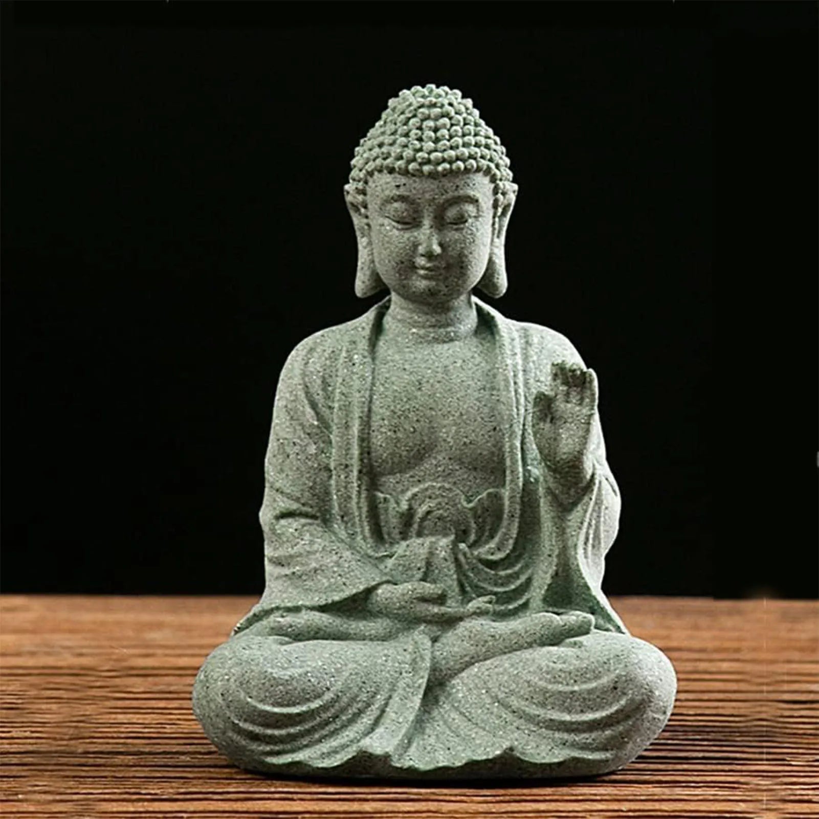 Meditating Buddha Statue Sculpture Creative Craft Tabletop Statue for Birthday Gifts New Year'S Gifts