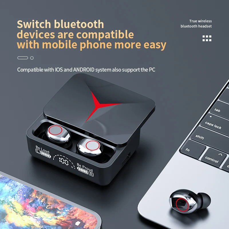 Original TWS M90 Wireless Headphones Gaming Earphone Bluetooth Sport Earbuds Music Headsets for Iphone Xiaomi Free Shipping