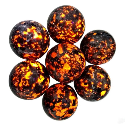 5A+ Natural Stone Yooperlite Crystal Sphere Ball Powerful Chakra Energy Wicca Crystals and Stones Healing Spiritual Witchcraft