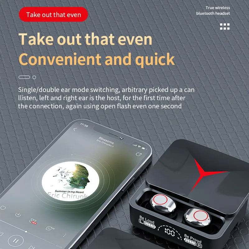 Original TWS M90 Wireless Headphones Gaming Earphone Bluetooth Sport Earbuds Music Headsets for Iphone Xiaomi Free Shipping